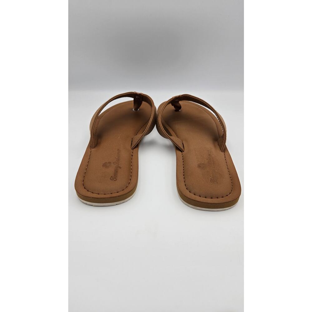 Tommy Bahama Speedwell Sandals Women 9 Tan Thong Flip Flops NWT - Picture 5 of 9